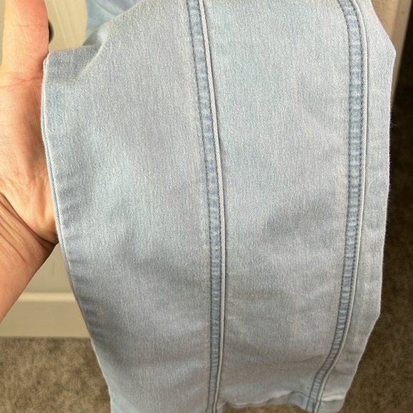 Girls Denim Overalls Light Blue Size 9/10 #611 - Picture 14 of 17